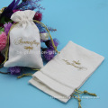 wholesale custom logo cotton pouch